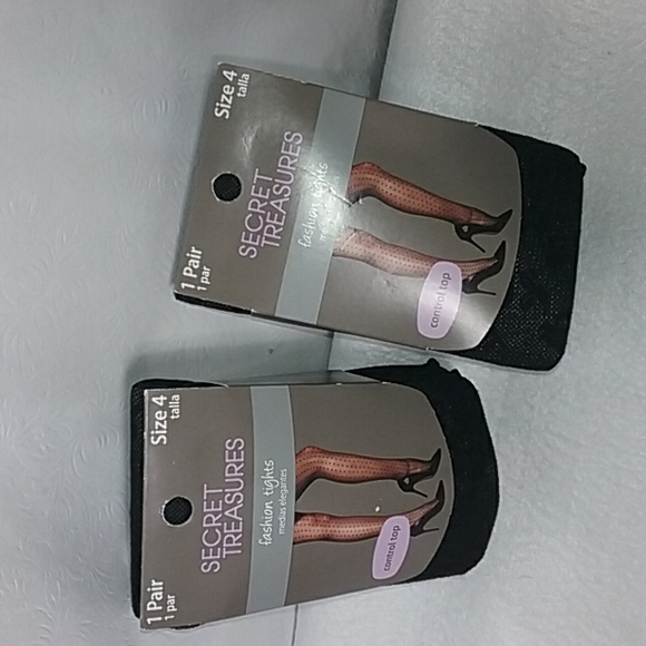 Secret Treasures women's fashion tights size 4 bundle - Picture 4 of 4